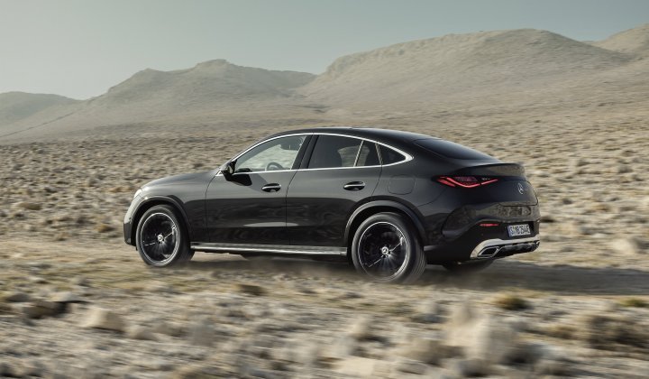 Sporty and practical: Mercedes-Benz GLC 300d Coupé